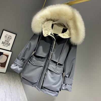 Hooded Faux Fur Collar