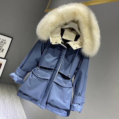 Hooded Faux Fur Collar