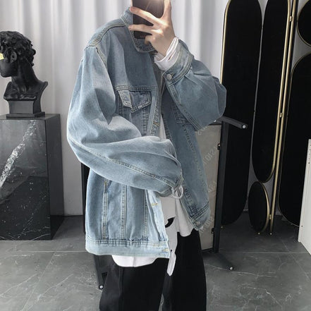 Vintage Wash Blue Denim Jacket