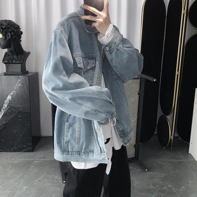Vintage Wash Blue Denim Jacket