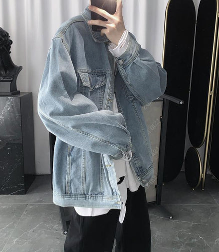 Vintage Wash Blue Denim Jacket