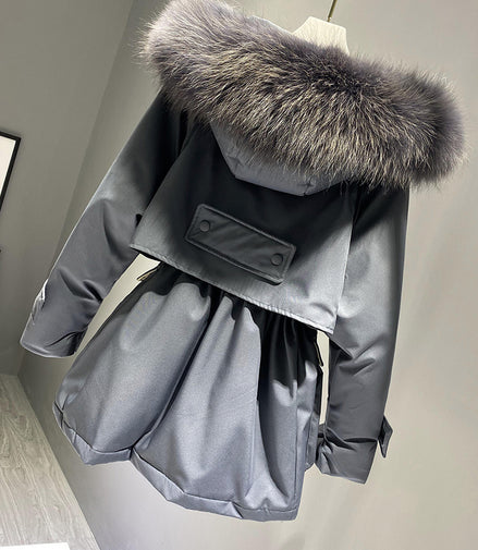 Hooded Faux Fur Collar