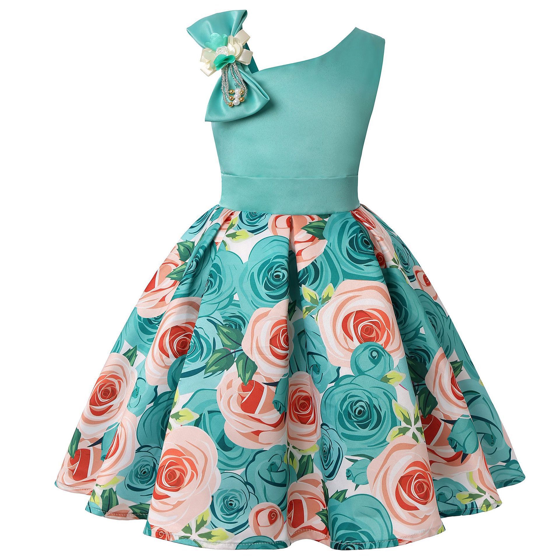 Digital Print Children's Dresses