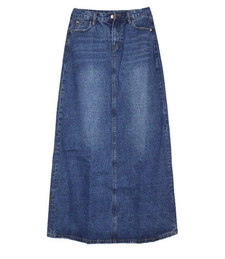 Long Skirts Denim Skirts