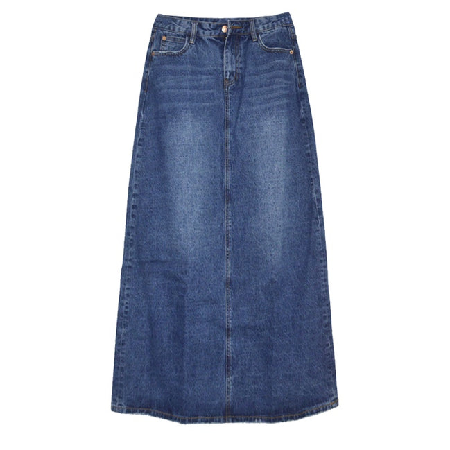 Long Skirts Denim Skirts