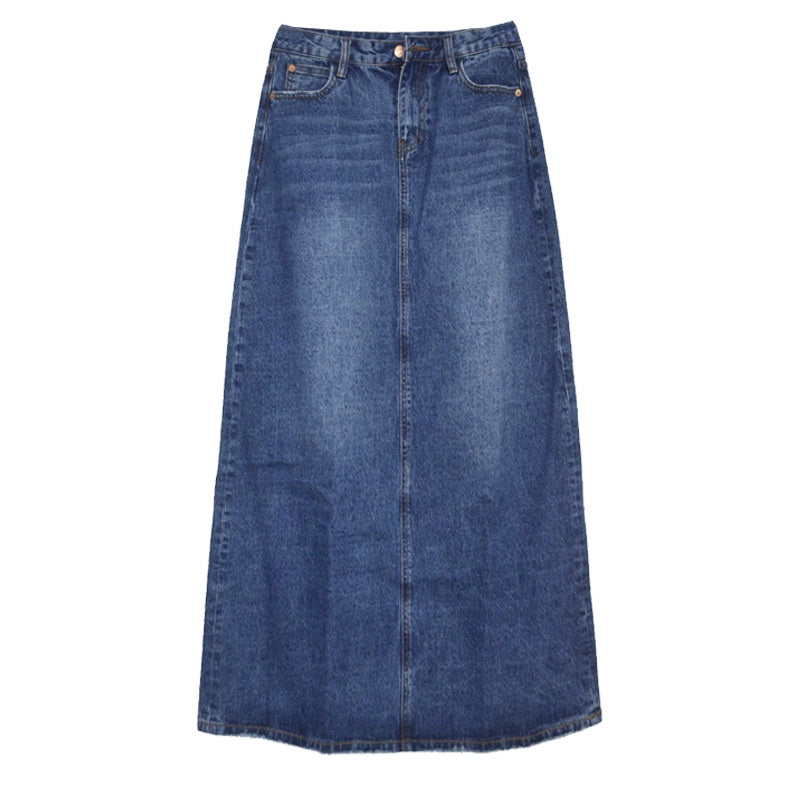 Long Skirts Denim Skirts