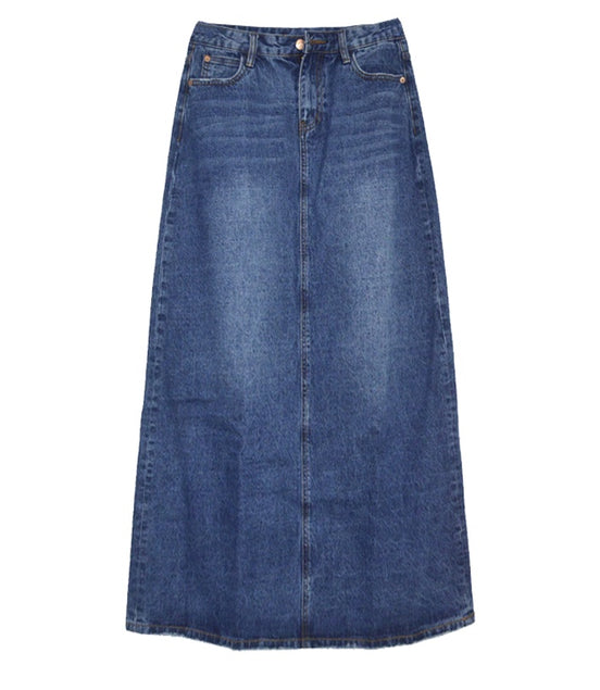 Long Skirts Denim Skirts