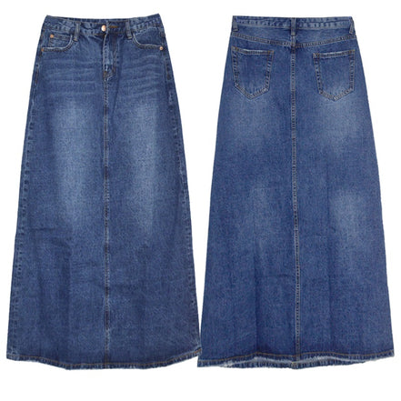 Long Skirts Denim Skirts