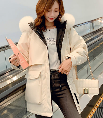 Hooded Faux Fur Collar