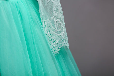 Long Flower Girl Dress