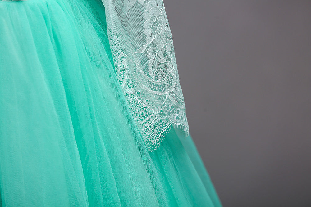 Long Flower Girl Dress