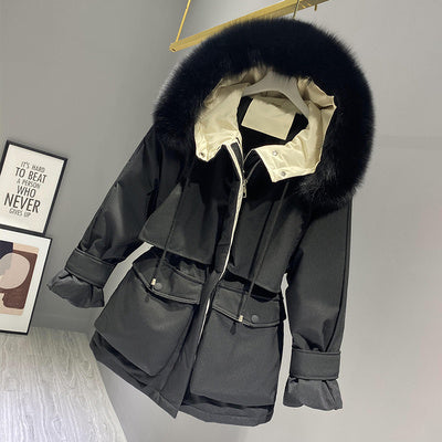 Hooded Faux Fur Collar