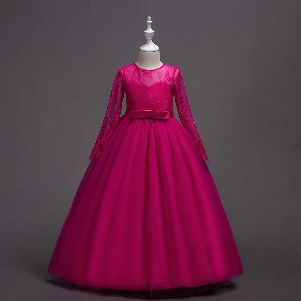 Long Flower Girl Dress