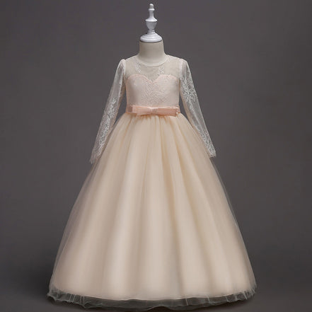 Long Flower Girl Dress