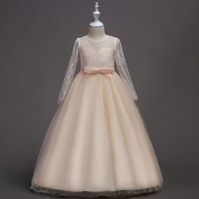 Long Flower Girl Dress