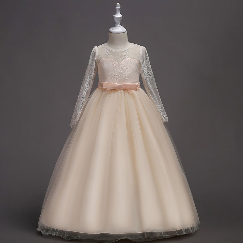 Long Flower Girl Dress