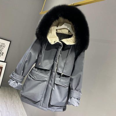 Hooded Faux Fur Collar