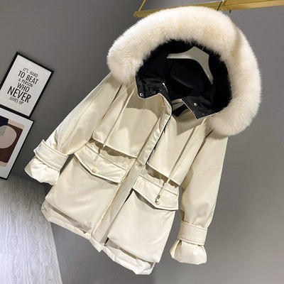 Hooded Faux Fur Collar