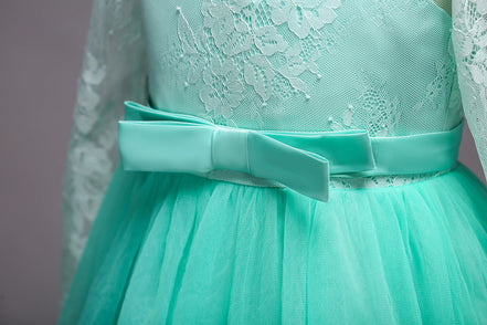 Long Flower Girl Dress