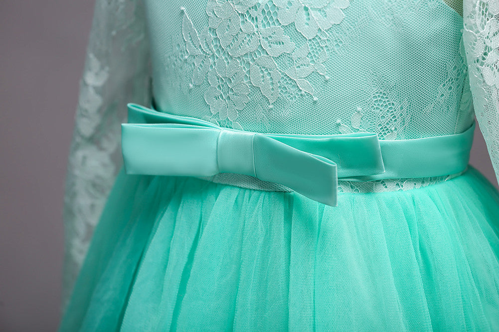 Long Flower Girl Dress