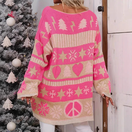 Embroidery Skull Element Sweater