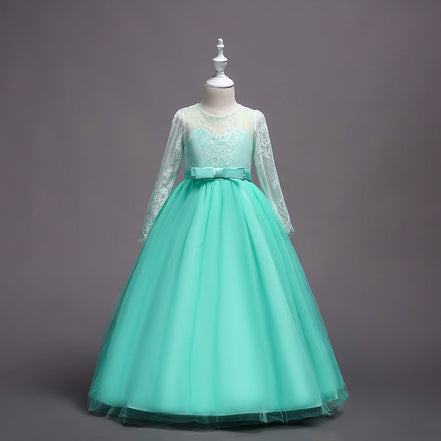 Long Flower Girl Dress