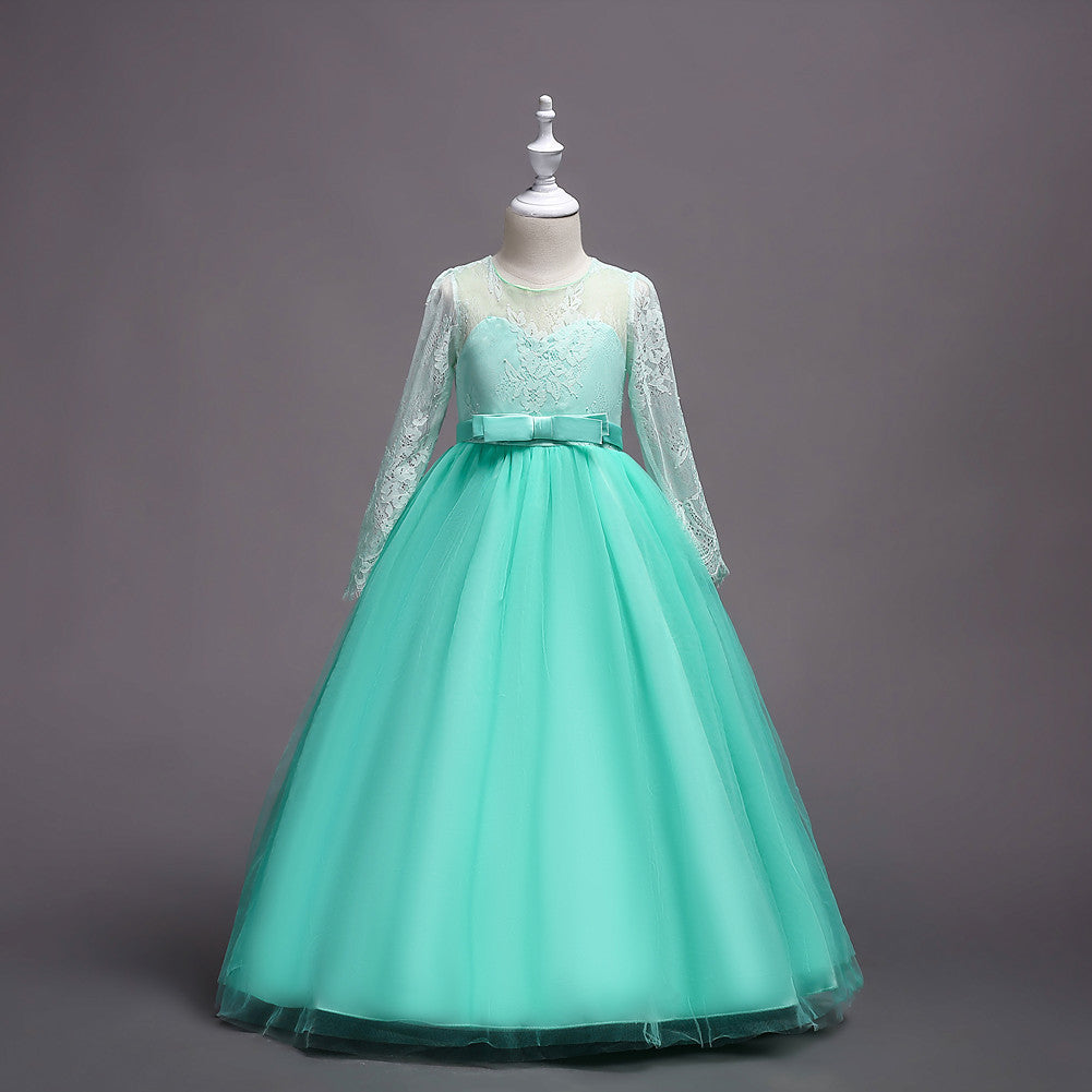 Long Flower Girl Dress