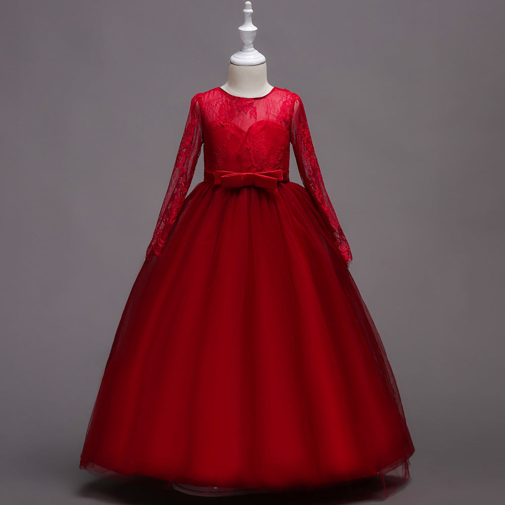Long Flower Girl Dress