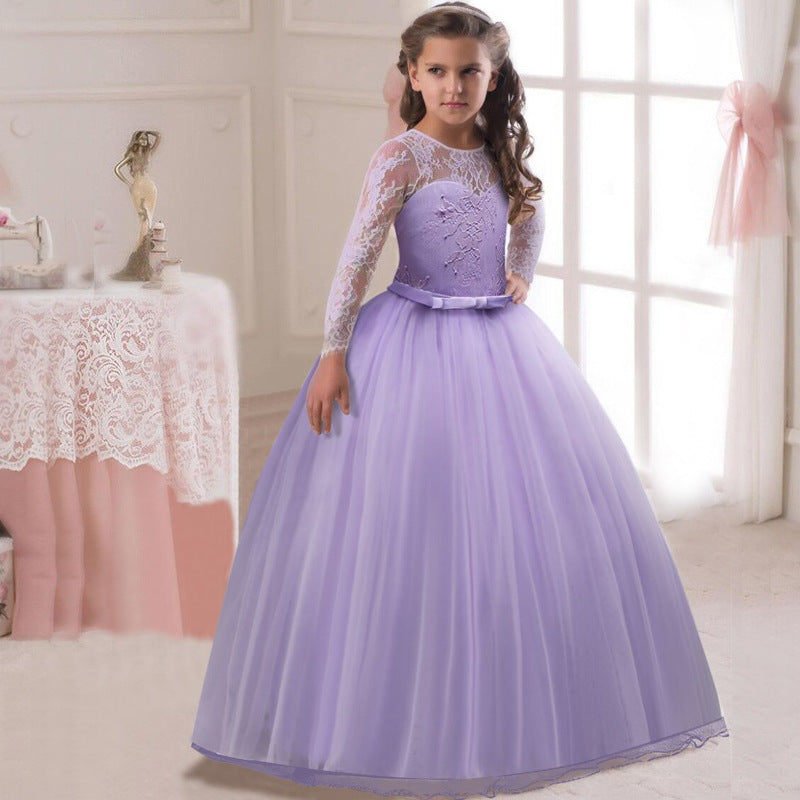 Long Flower Girl Dress