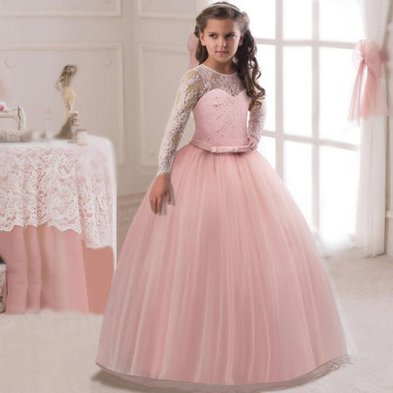 Long Flower Girl Dress