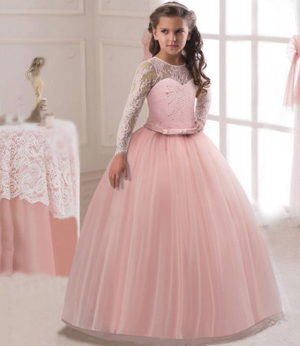 Long Flower Girl Dress